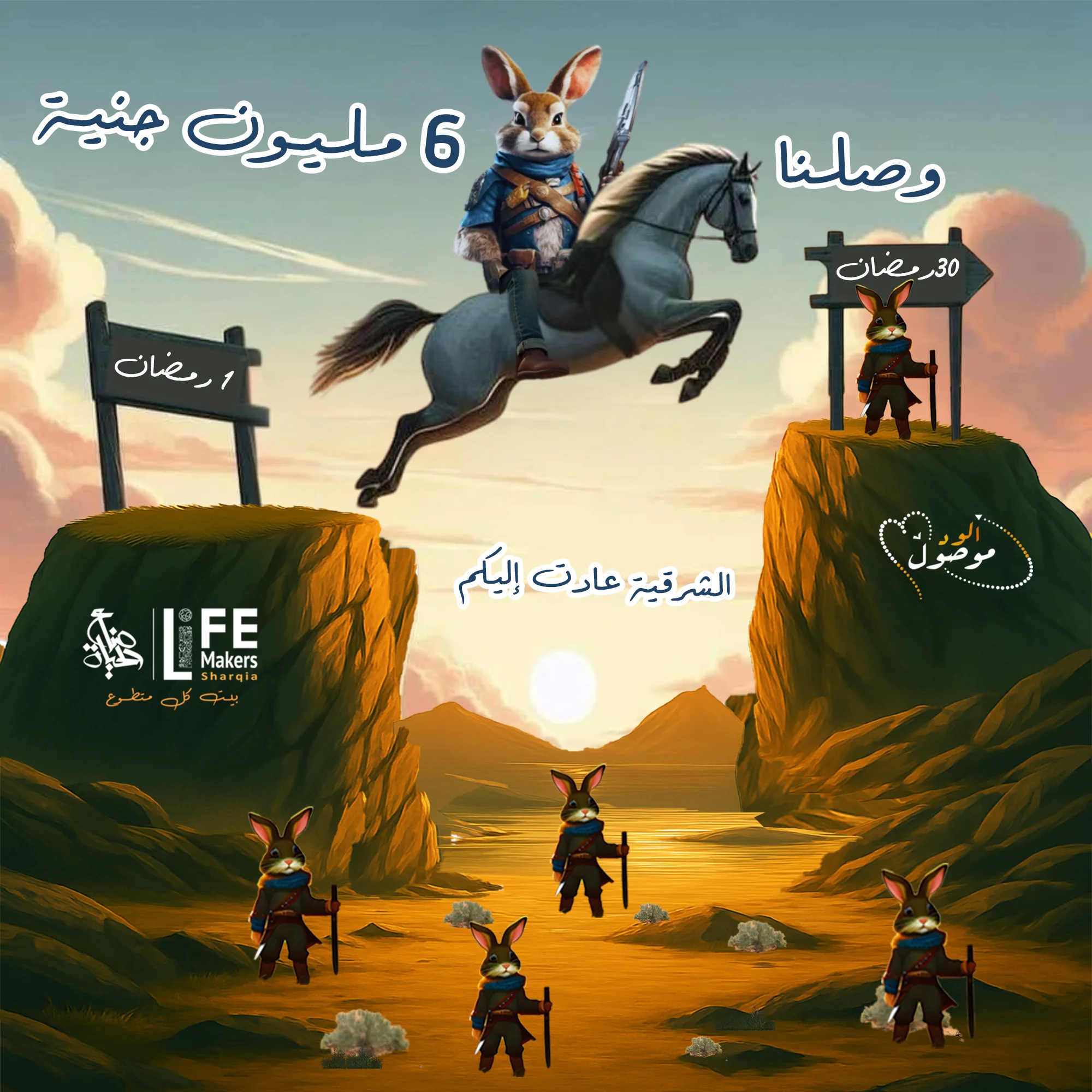وصلنا 6 مليون جنية